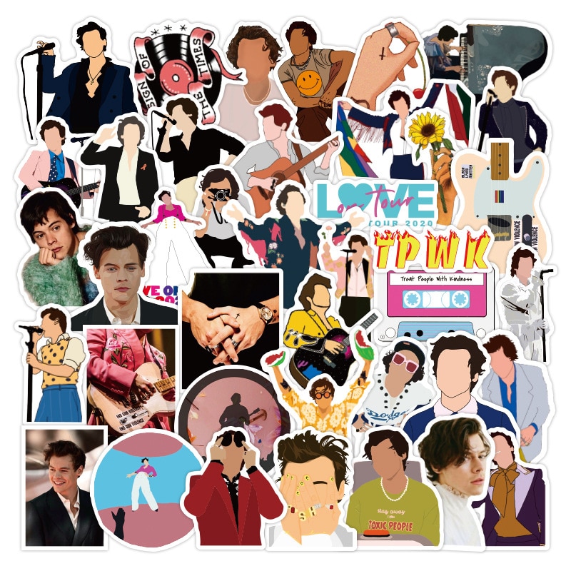 10/50pcs Cool British Singer Harry Styles Stickers