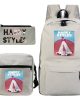 3 PCS/Set Harry Styles Printed Backpack
