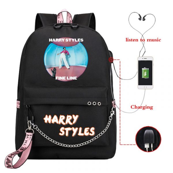 Harry Styles Backpack for Teenage