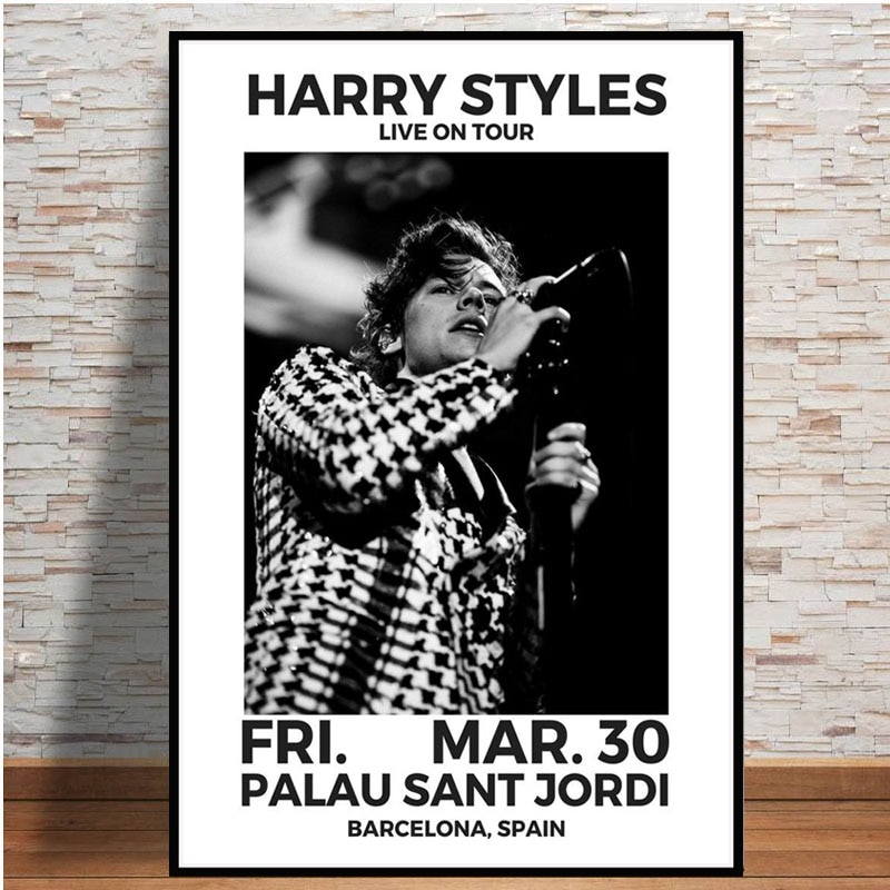 Harry Styles 2021 Tour Music Poster